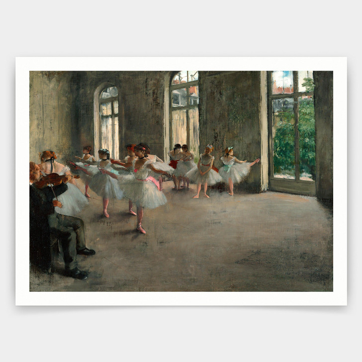 Edgar Degas,The Rehearsal,art prints,Vintage art,canvas wall art,famous art prints,q951