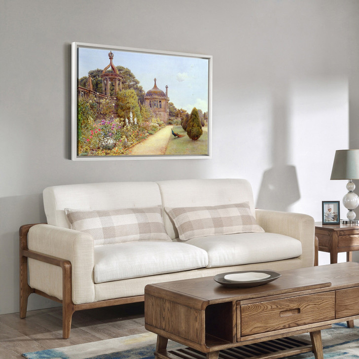 Ernest Arthur Rowe,The Gardens At Montacute in Somerset,large wall art,framed wall art,canvas wall art,large canvas,M3643