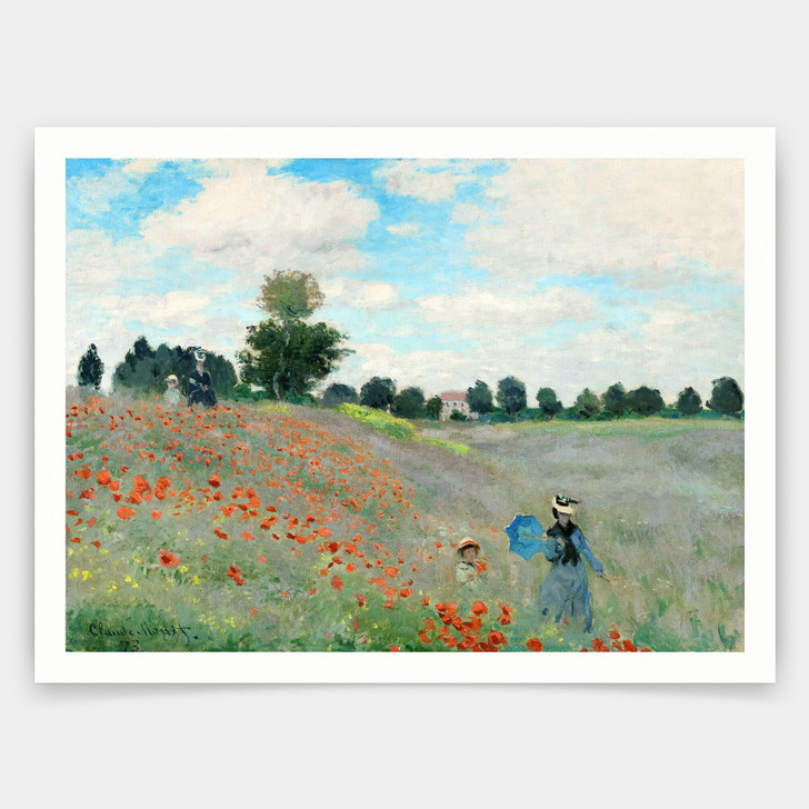 Claude Monet,Poppy Field,art prints,Vintage art,canvas wall art,famous art prints,q876