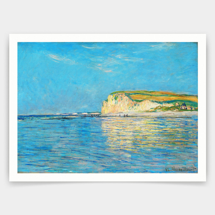 Claude Monet,Low Tide at Pourville, near Dieppe, 1882,art prints,Vintage art,canvas wall art,famous art prints,q863