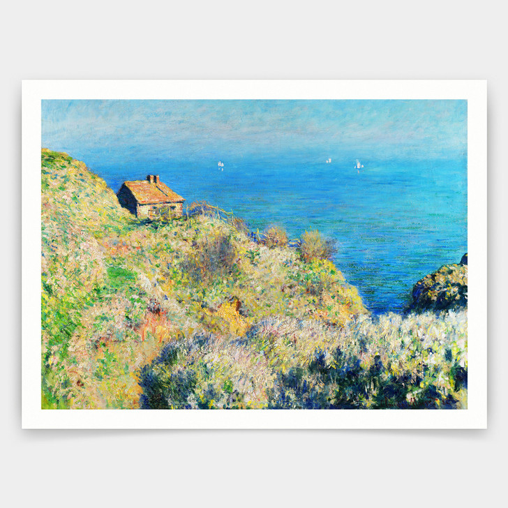 Claude Monet,La maison du pêcheur, Varengeville,art prints,Vintage art,canvas wall art,famous art prints,q861