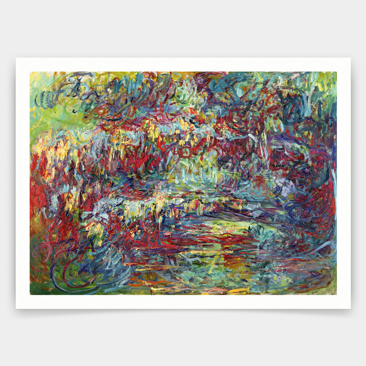 Claude Monet,japanese bridge blind,art prints,Vintage art,canvas wall art,famous art prints,q860