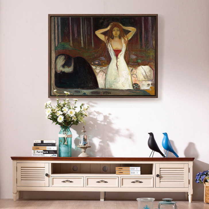 Edvard Munch,Ashes,large wall art,framed wall art,canvas wall art,large canvas,M3568