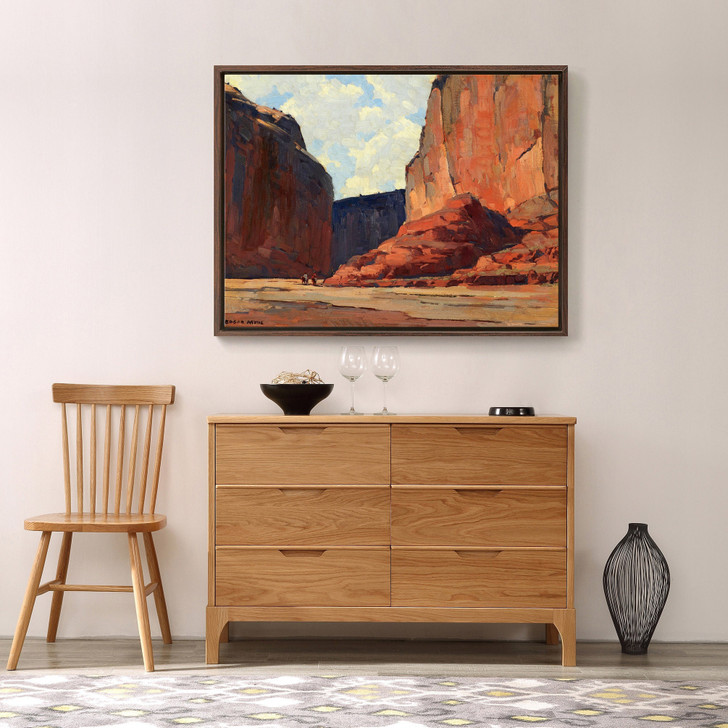 Edgar Payne,Canyon de Chelly, Arizona,large wall art,framed wall art,canvas wall art,large canvas,M3533