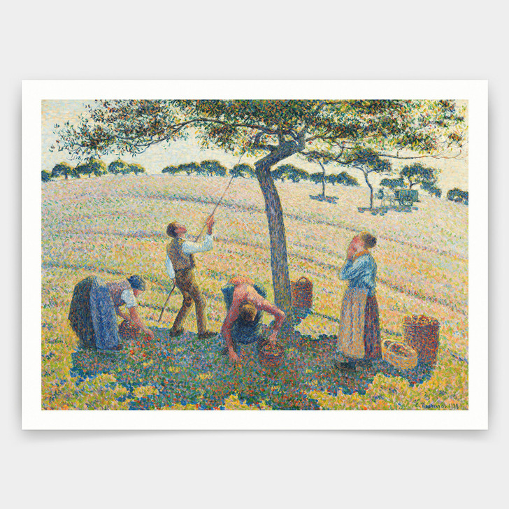 Camille Pissarro,Apple Harvest,art prints,Vintage art,canvas wall art,famous art prints,q804