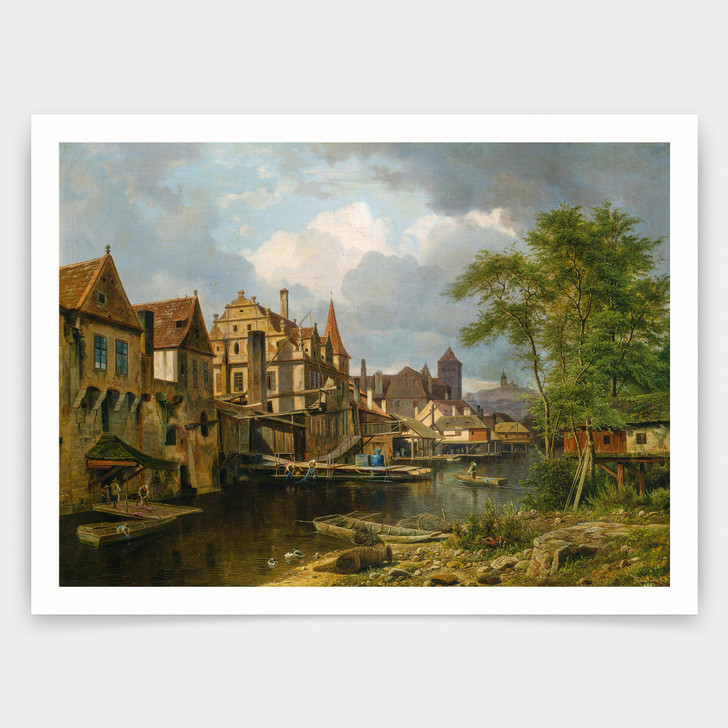 Bedřich Havránek,Helm’s Mills,art prints,Vintage art,canvas wall art,famous art prints,q799