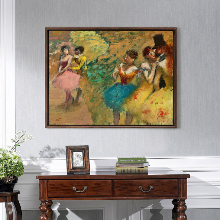 Edgar Degas,Dancers,Behind the scenes of the Opera,large wall art,framed wall art,canvas wall art,large canvas,M3524