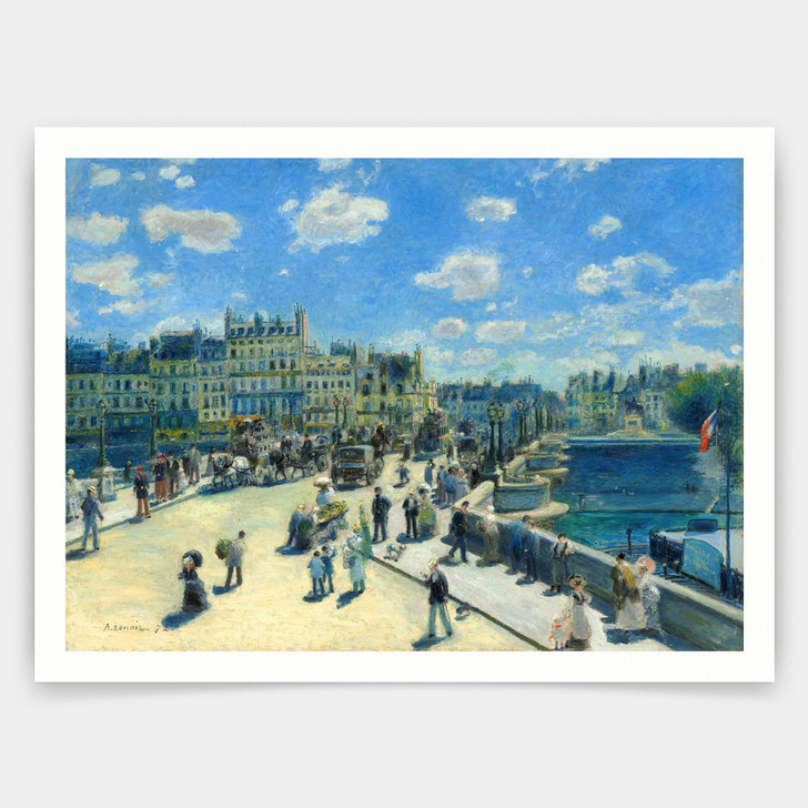 Auguste Renoir,Pont Neuf, Paris,art prints,Vintage art,canvas wall art,famous art prints,q792