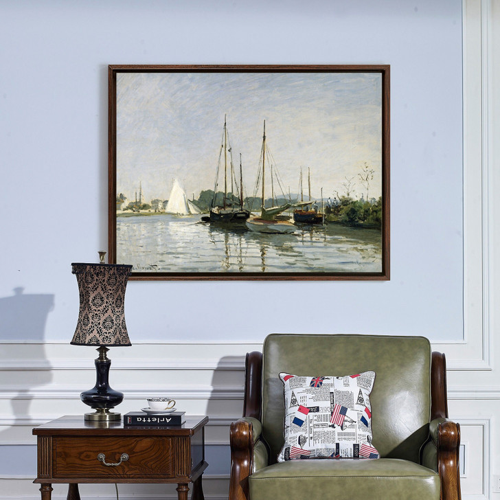 Claude Monet,Pleasure Boats Argenteuil,large wall art,framed wall art,canvas wall art,large canvas,M3425
