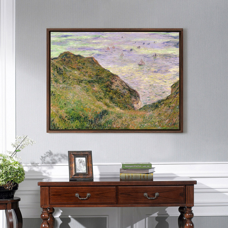 Claude Monet,On the cliff at Pourville,large wall art,framed wall art,canvas wall art,large canvas,M3423