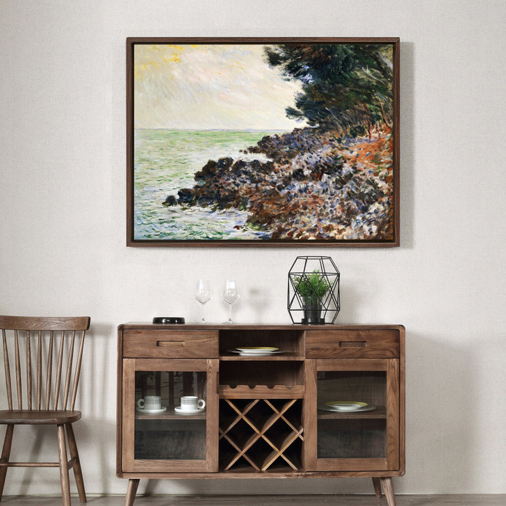 Claude Monet,Cap Martin,large wall art,framed wall art,canvas wall art,large canvas,M3386