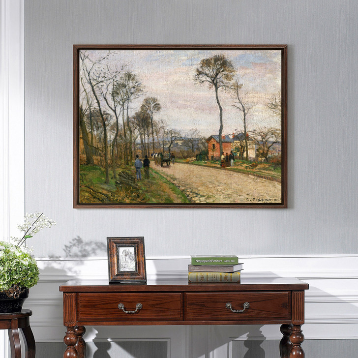 Camille Pissarro,The Road from Louveciennes,large wall art,framed wall art,canvas wall art,large canvas,M3283