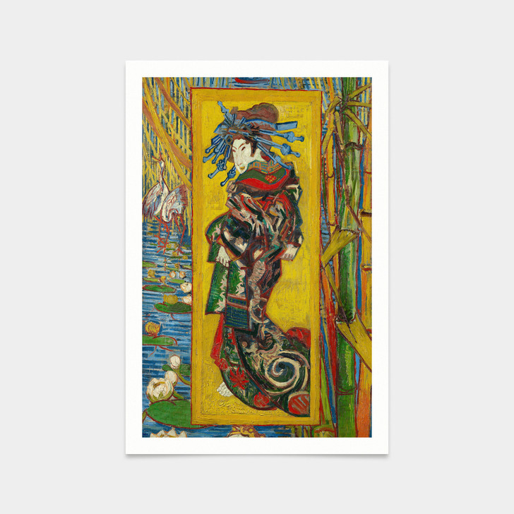 Vincent van Gogh,Courtesan,after Eisen,art prints,Vintage art,canvas wall art,famous art prints,V2905