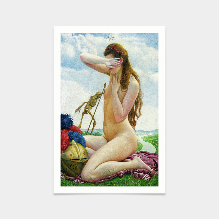 Richard Muller,Love and Death,art prints,Vintage art,canvas wall art,famous art prints,V2860