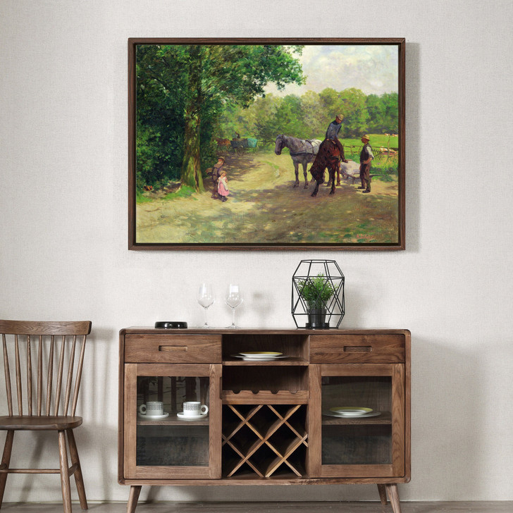 Arthur Siebelist,Landscape With Horse And Cart,large wall art,framed wall art,canvas wall art,large canvas,M3162