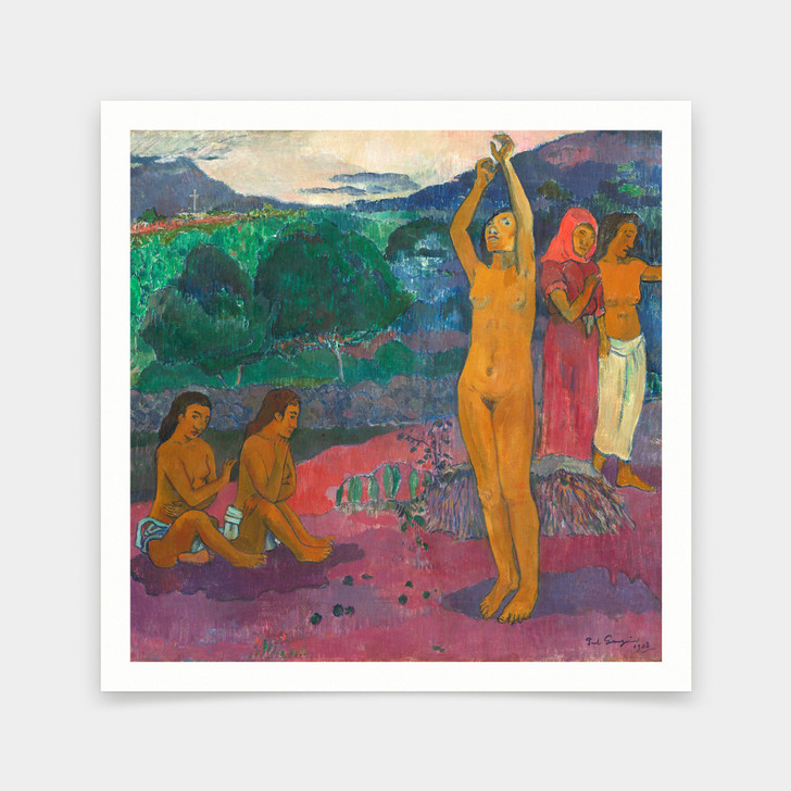 Paul Gauguin,The Invocation,art prints,Vintage art,canvas wall art,famous art prints,q2744