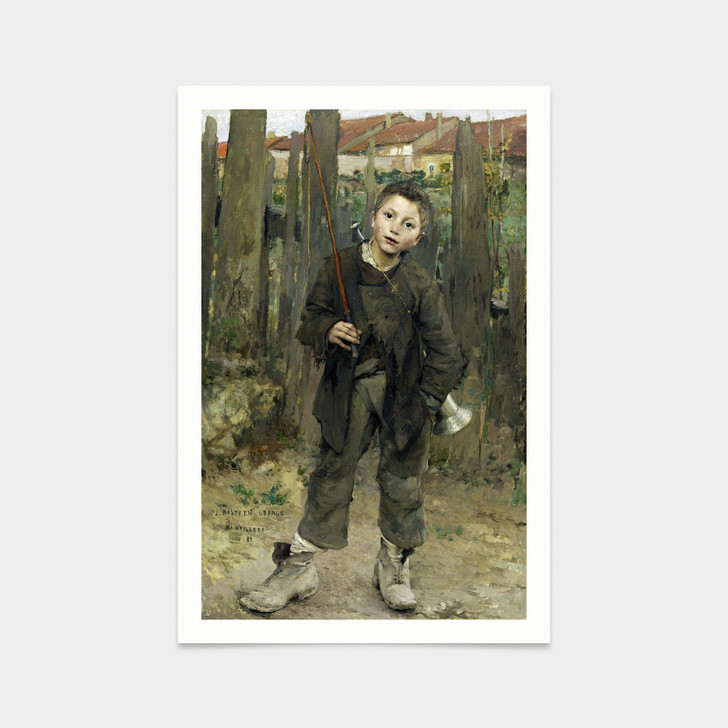 Jules Bastien Lepage,Nothing Doing,art prints,Vintage art,canvas wall art,famous art prints,V2691