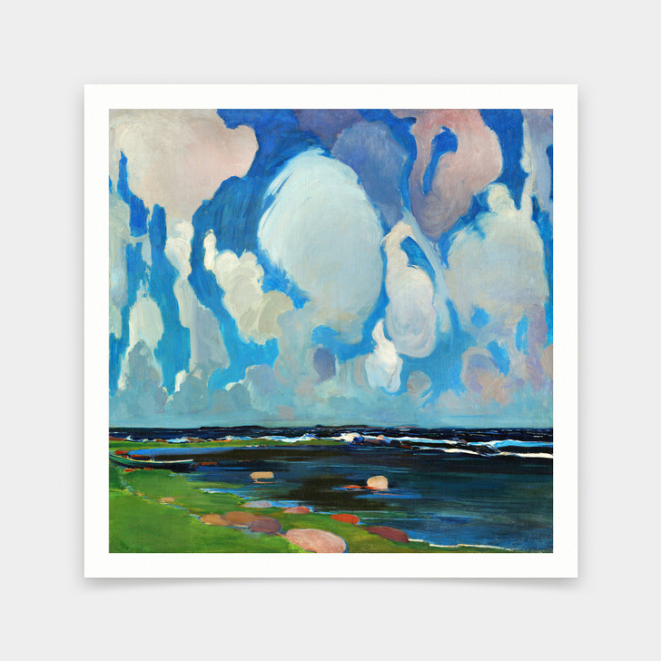 Konrad Krzyzanowski,Clouds in Finland,art prints,Vintage art,canvas wall art,famous art prints,q2732