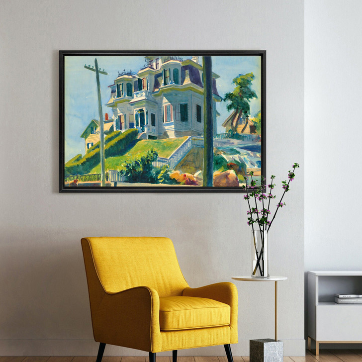 Edward Hopper,Haskell'S House,Villa Scenery,Canvas Print,Canvas Art,Canvas Wall Art,Large Wall Art,Framed Wall Art,P1664