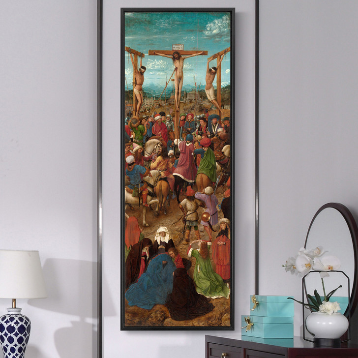 Jan van Eyck,Crucifixion,Vertical Narrow Art,large wall art,framed wall art,canvas wall art,M494
