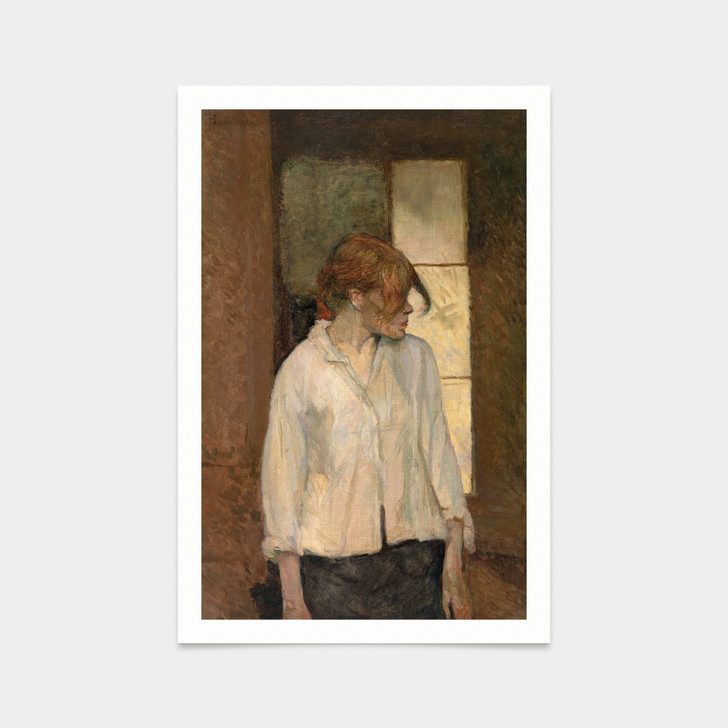 Henri de Toulouse-Lautrec,At Montrouge Rosa la Rouge,art prints,Vintage art,canvas wall art,famous art prints,V2491