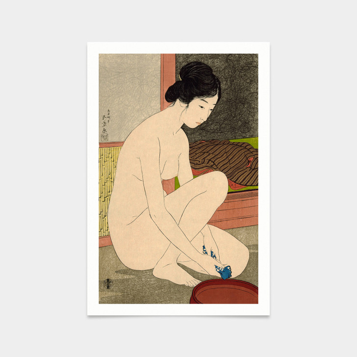 Goyo Hashiguchi,Woman After a Bath,japanese painting,art prints,Vintage art,canvas wall art,famous art prints,V2463