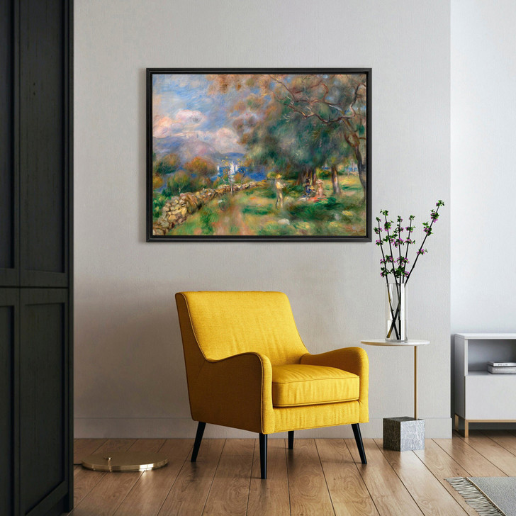 Pierre-Auguste Renoir, Peninsula of Saint-Jean,Tree landscape,canvas print,canvas art,canvas wall art,large wall art,framed wall art,p1356