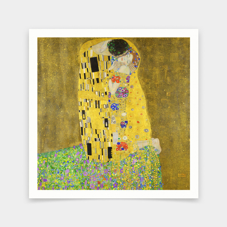Gustav Klimt,The Kiss,art prints,Vintage art,canvas wall art,famous art prints,q2709