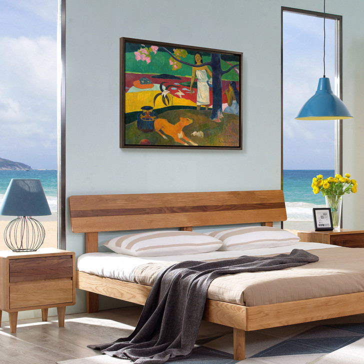 Paul Gauguin,Pastor tahitian life ,canvas print,canvas art,canvas wall art,large wall art,framed wall art,p1292