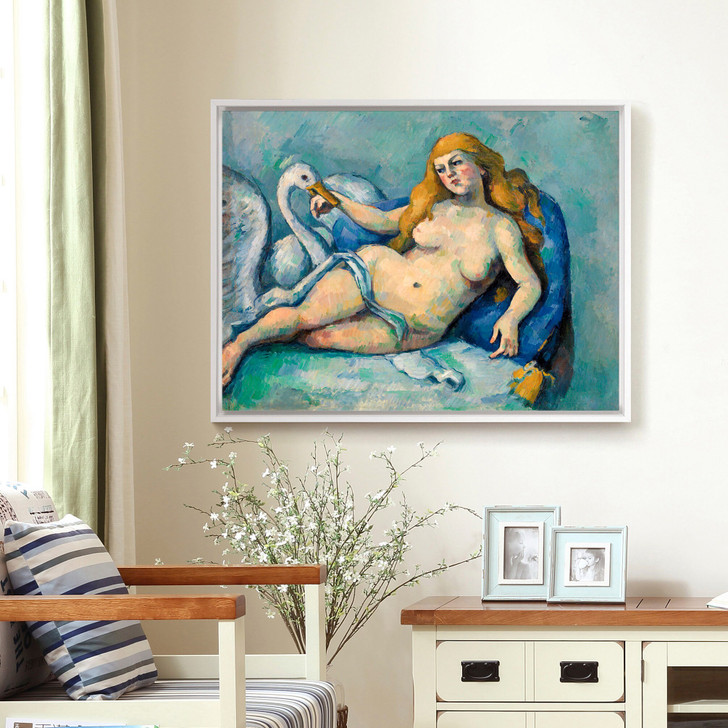 Paul Cézanne,Leda and the Swan,canvas print,canvas art,canvas wall art,large wall art,framed wall art,p1264