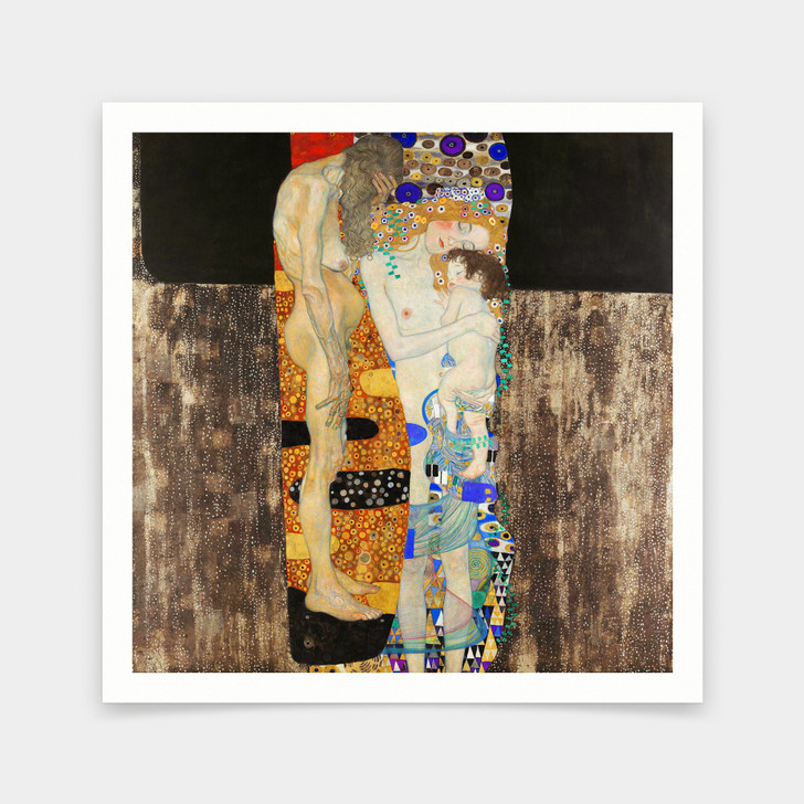 Gustav Klimt,Le tre età,art prints,Vintage art,canvas wall art,famous art prints,q2701