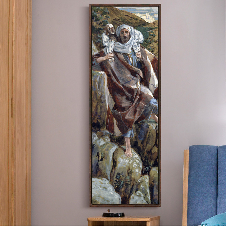 James Tissot,The Good Shepherd,Vertical Narrow Art,Large Wall Art,Framed Wall Art,Canvas Wall Art,M492
