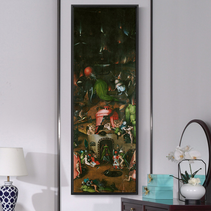 Hieronymus Bosch,Cranach Last Judgment-03,Vertical Narrow Art,large wall art,framed wall art,canvas wall art,M456