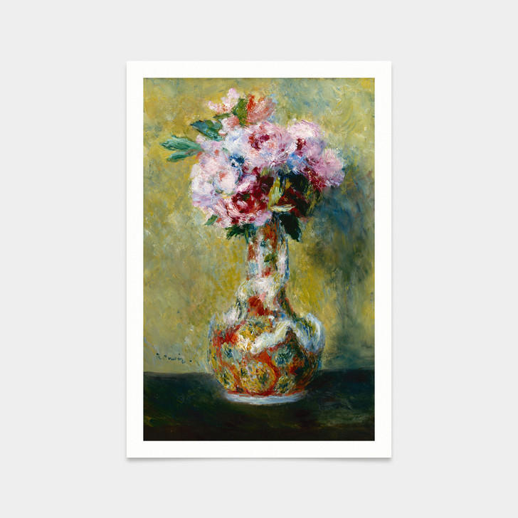 Pierre-Auguste Renoir,Bouquet in a Vase,art prints,Vintage art,canvas wall art,famous art prints,q2557