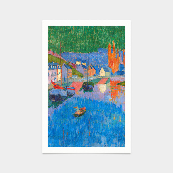 Armand Séguin,Seaport, c. 1890,art prints,Vintage art,canvas wall art,famous art prints,q2173