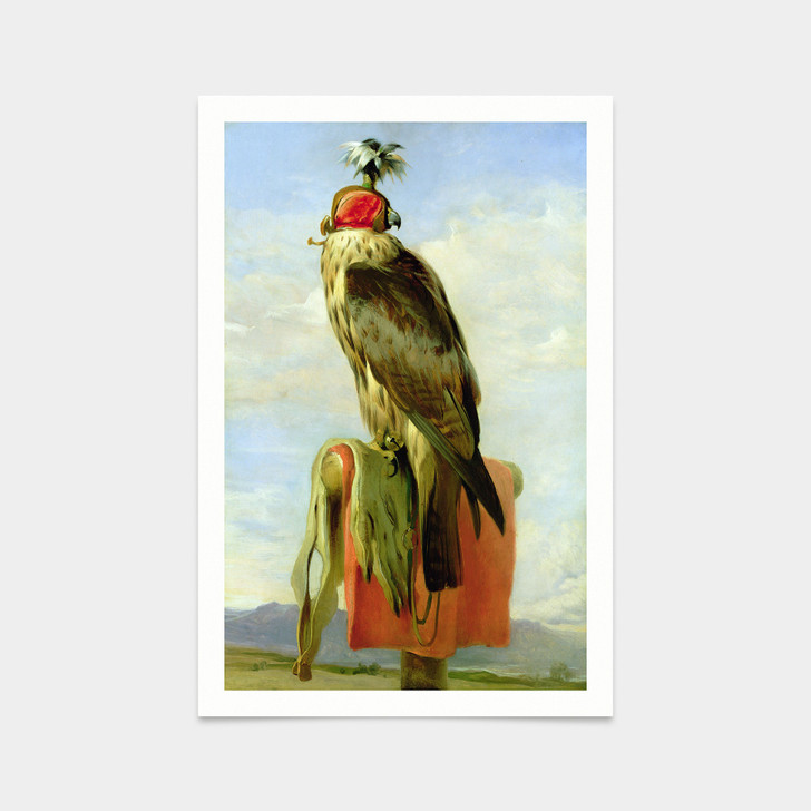Sir Edwin Landseer,Hooded Falcon,art prints,Vintage art,canvas wall art,famous art prints,2V142