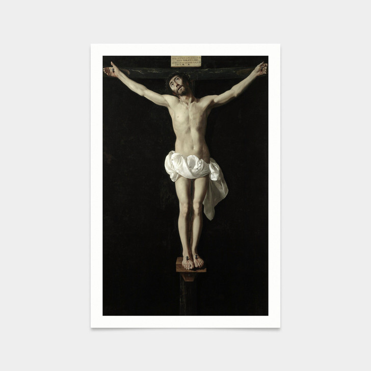 Francisco de Zurbaran,Crucified Expiring Jesus,art prints,Vintage art,canvas wall art,famous art prints,2V48