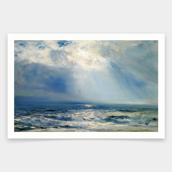 Henry Moore,A Sunbeam over the Sea,art prints,Vintage art,canvas wall art,famous art prints,V1495