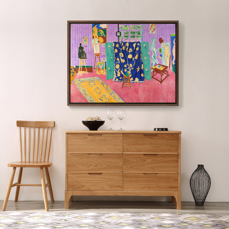 Henri Matisse,Artist'S Studio,Red Room Interior,Canvas Print,Canvas Art,Canvas Wall Art,Large Wall Art,Framed Wall Art,P1069