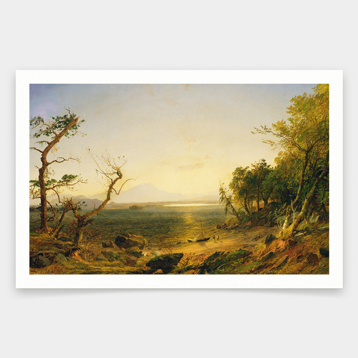 Jasper Francis Cropsey,Lake George,art prints,Vintage art,canvas wall art,famous art prints,V1618