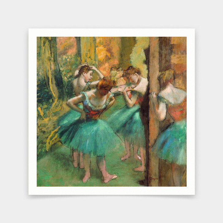 Edgar Degas,Dancers, Pink and Green,art prints,Vintage art,canvas wall art,famous art prints,q2657