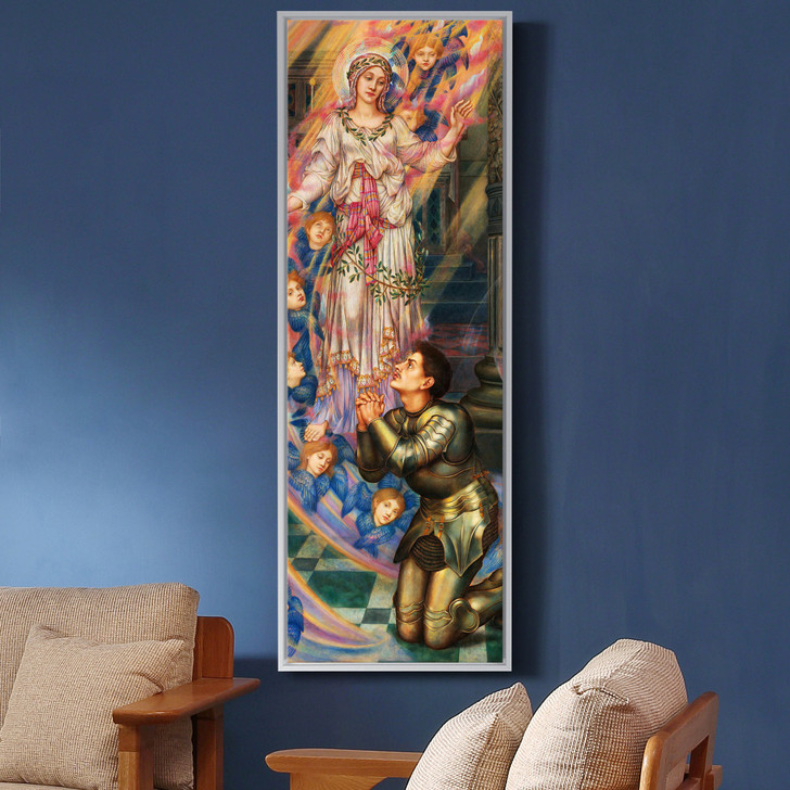 Evelyn De Morgan,Our Lady of Peace,Vertical Narrow Art,large wall art,framed wall art,canvas wall art,M390