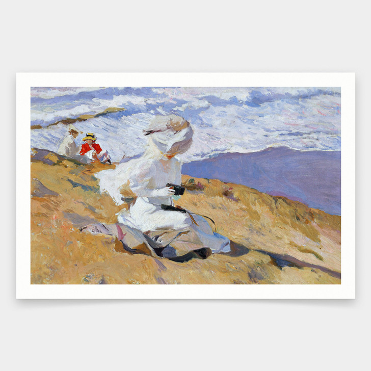 Joaquin Sorolla y Bastida,Capturing the Moment,art prints,Vintage art,canvas wall art,famous art prints,V1686