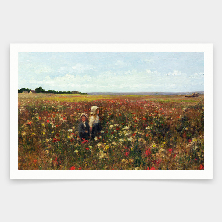 Kate Colls,The Poppyfield,art prints,Vintage art,canvas wall art,famous art prints,V1806