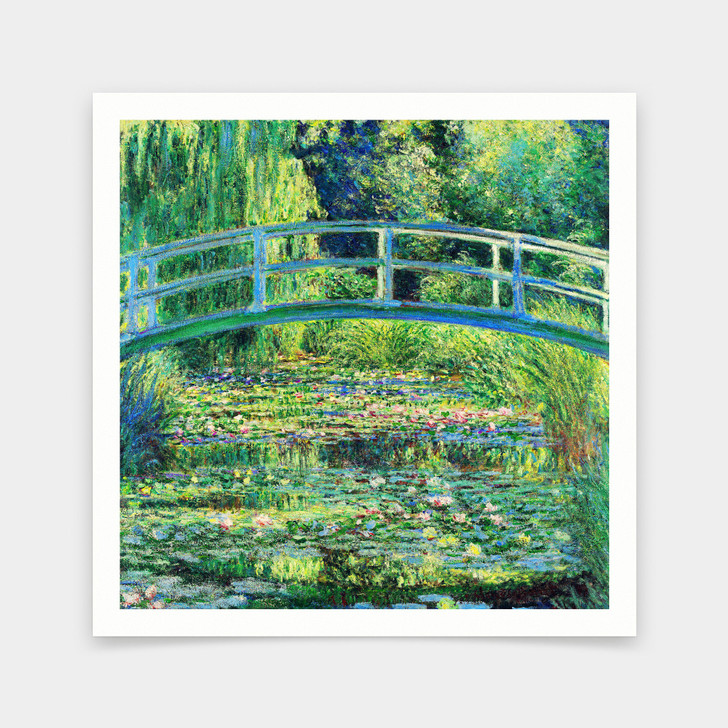 Claude Monet,The Water-Lily Pond,art prints,Vintage art,canvas wall art,famous art prints,q2639