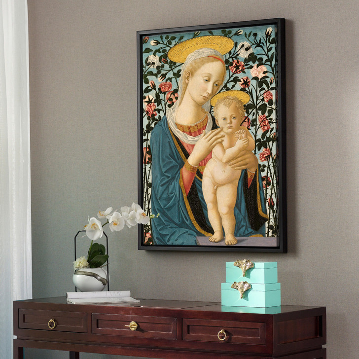 Pesellino,Madonna and Child,large wall art,framed wall art,canvas wall art,large canvas,M2831