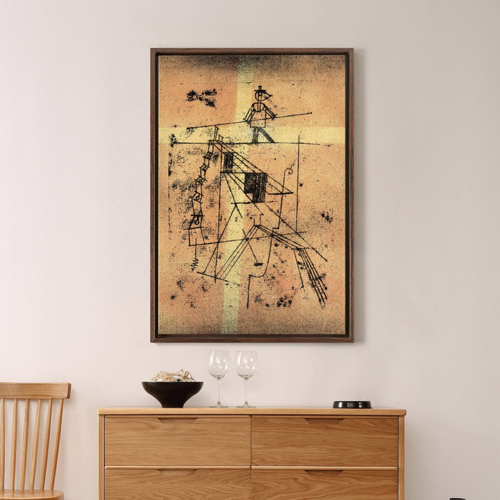 Paul Klee,Tightrope Walker, 1923,Abstract Wall Art,large wall art,framed wall art,canvas wall art,large canvas,M2827