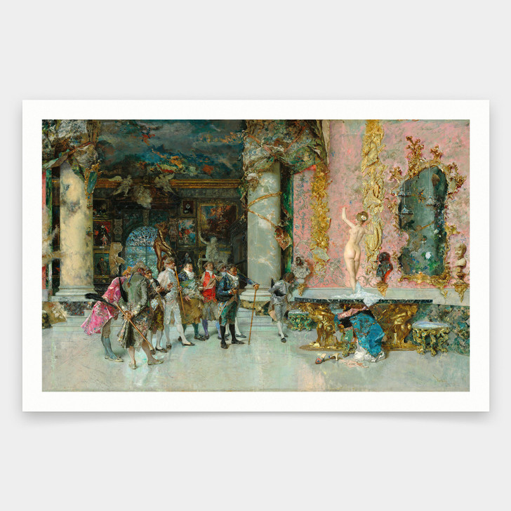 Mariano Fortuny y Carbo,The Choice of a Model,art prints,Vintage art,canvas wall art,famous art prints,V1859