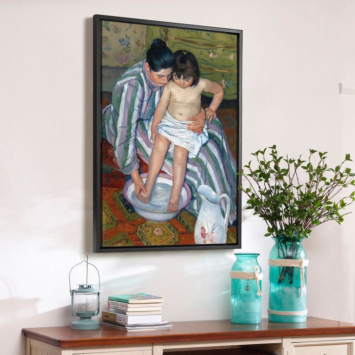 Mary Cassatt,The Child's Bath,large wall art,framed wall art,canvas wall art,large canvas,M2776