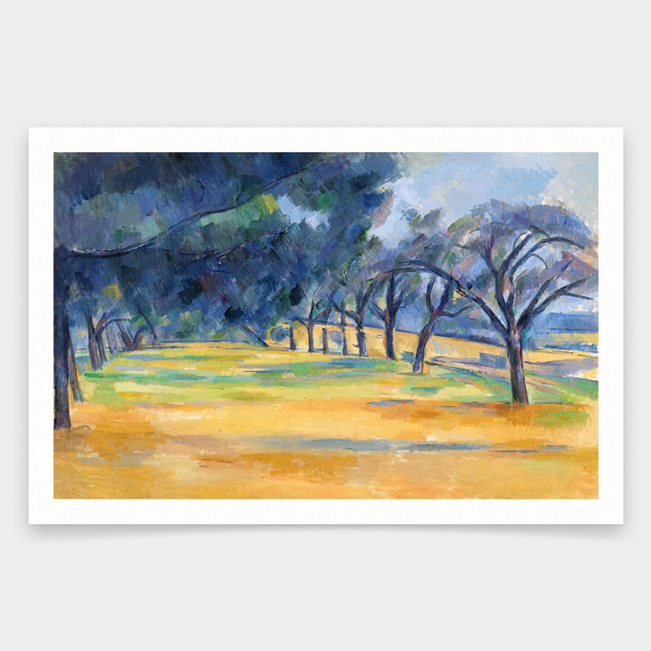 Paul Cezanne,The Allée at Marines,art prints,Vintage art,canvas wall art,famous art prints,V1922